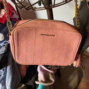 Michael Kors light pink cross body